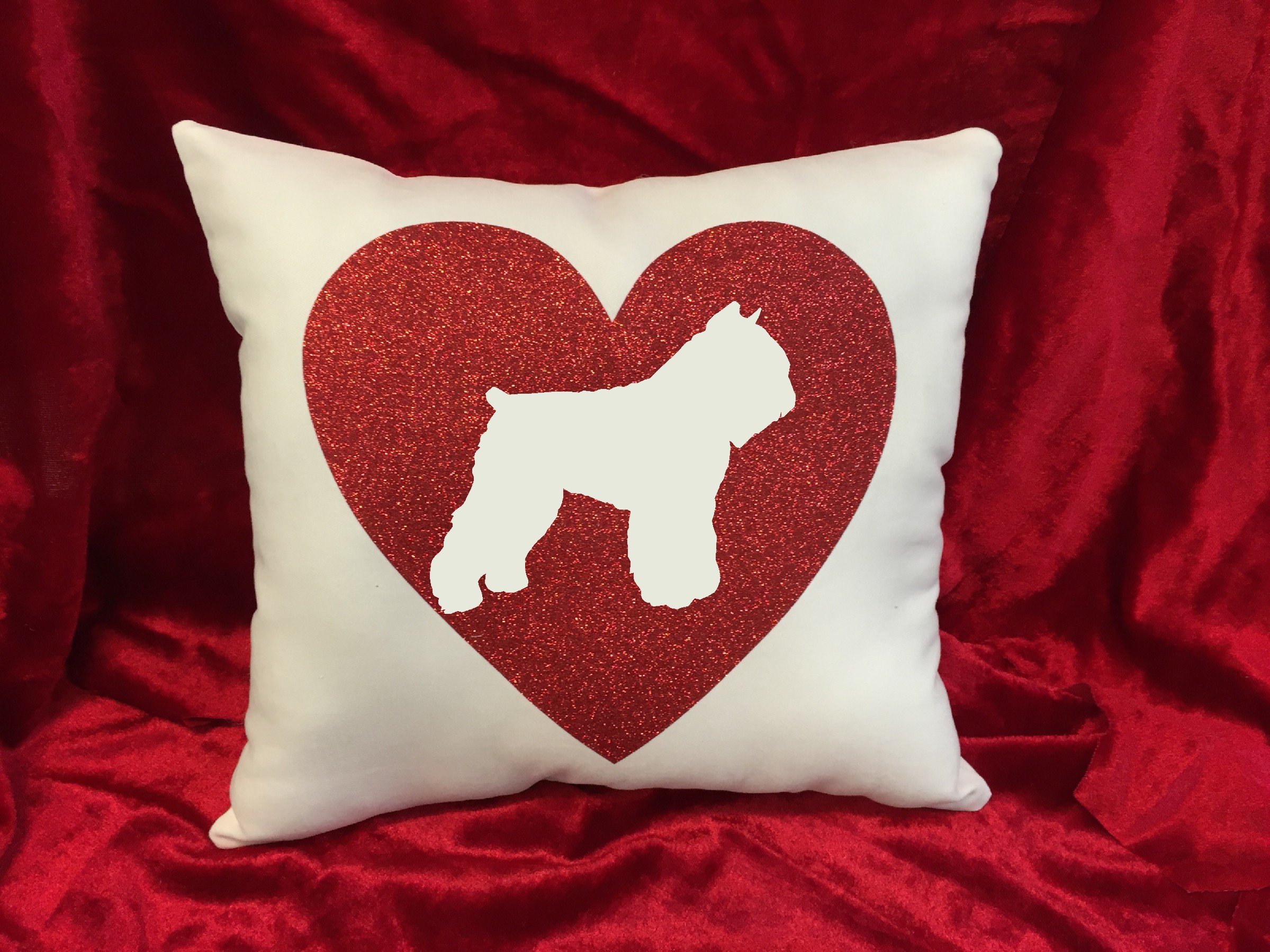 Dogs - Throw Pillow - Bovier des Flandres